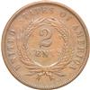 1864 Two-Cent Large Motto, MS-63