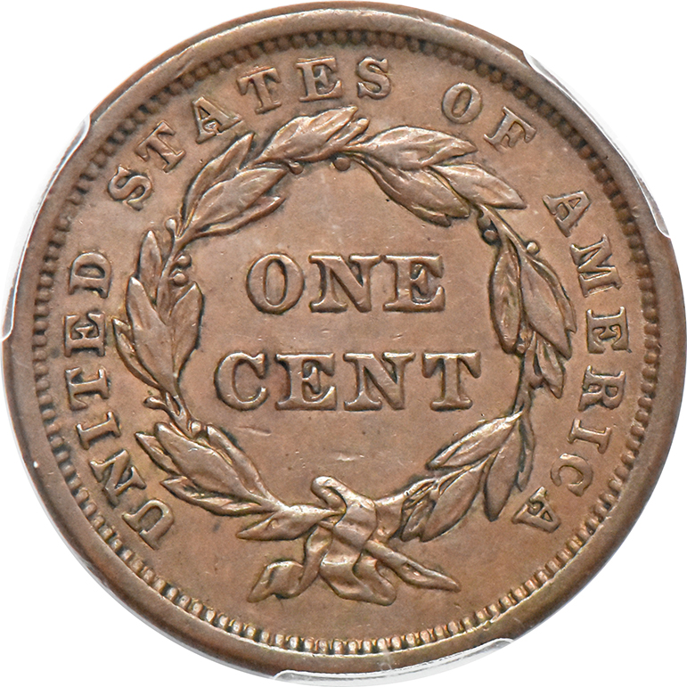 1840 Cent Small Date PCGS, XF-45 BN