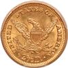 1905 Gold $2.50 PCGS, MS-63