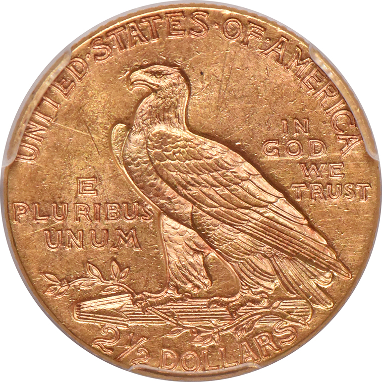 1926 Gold $2.50 PCGS, MS-62