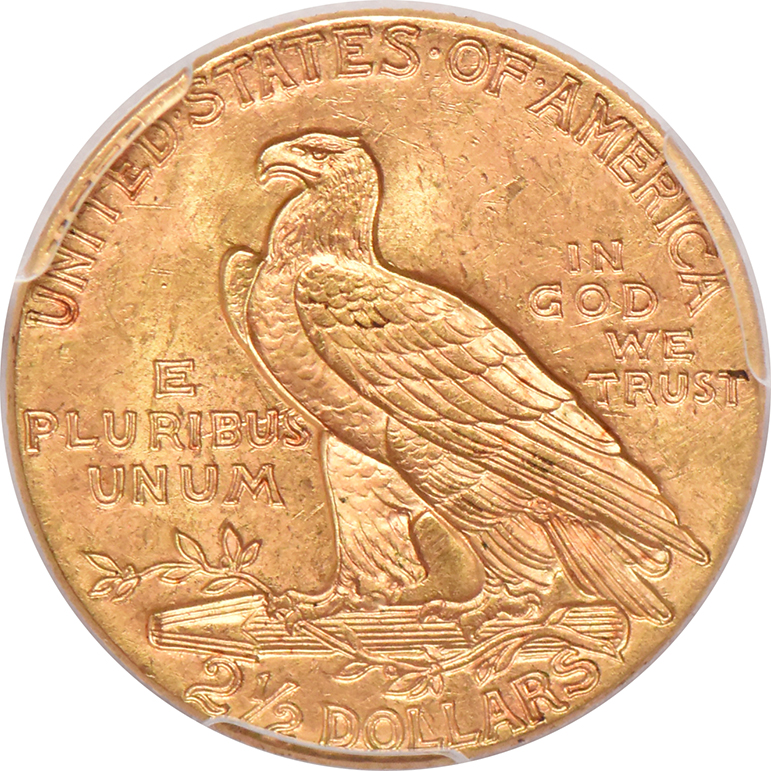 1928 Gold $2.50 PCGS, MS-63