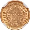1854 Gold Dollar TYPE 1 NGC, MS-61