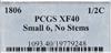 1806 Small 6 No Stems Half Cent PCGS, XF-40 BN