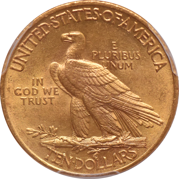 1911 Gold $10 PCGS, AU-58
