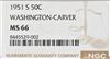 1951-S Washington-Carver 50C NGC, MS-66