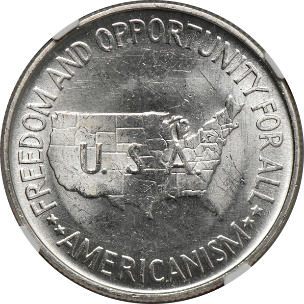 1953 Washington-Carver 50C NGC, MS-64