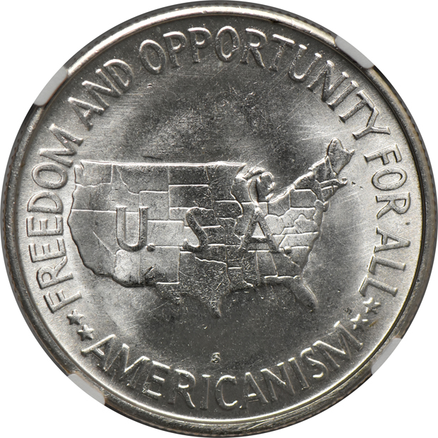 1954-S Washington-Carver 50C NGC, MS-66