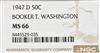 1947-D Booker T. Washington 50C NGC, MS-66