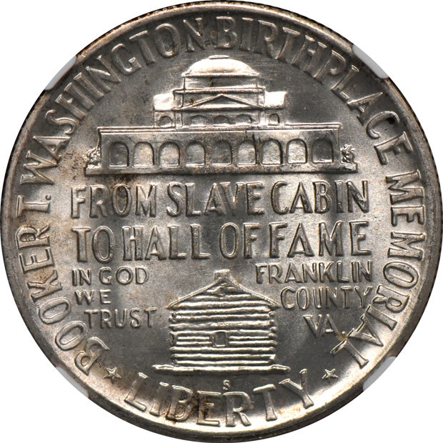 1951-S Booker T. Washington 50C NGC, MS-67