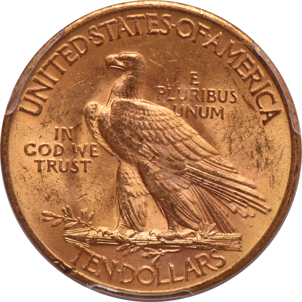 1926 Gold $10 PCGS, MS-62