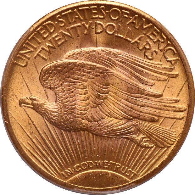 1928 Gold $20 PCGS, MS-64