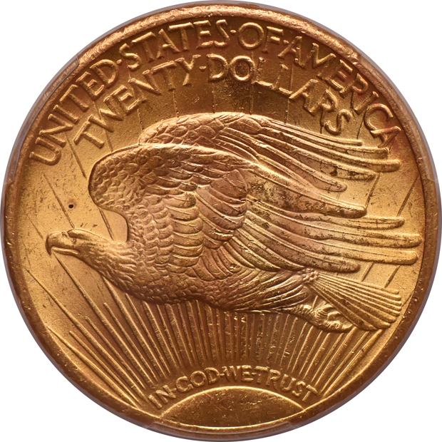 1928 Gold $20 PCGS, MS-63