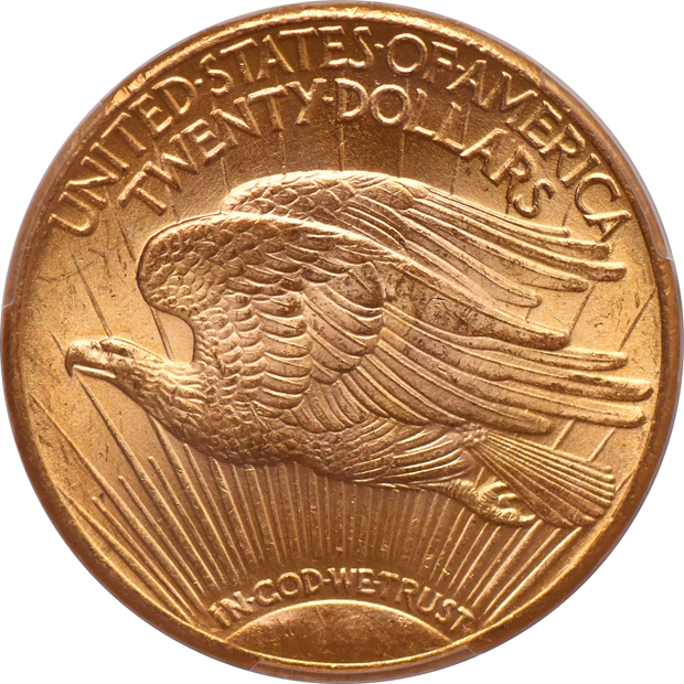 1927 Gold $20 PCGS, MS-64