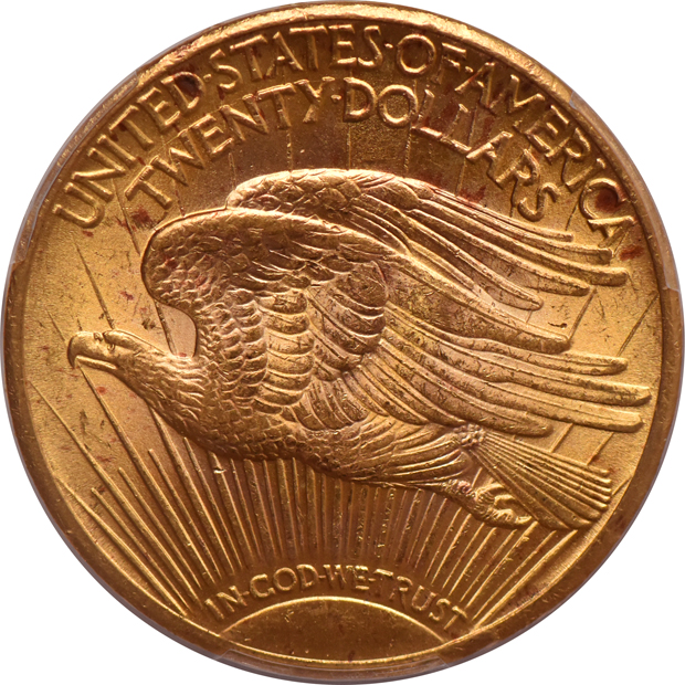 1927 Gold $20 PCGS, MS-64