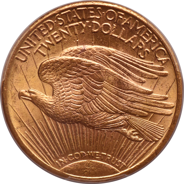 1924 Gold $20 PCGS, MS-64