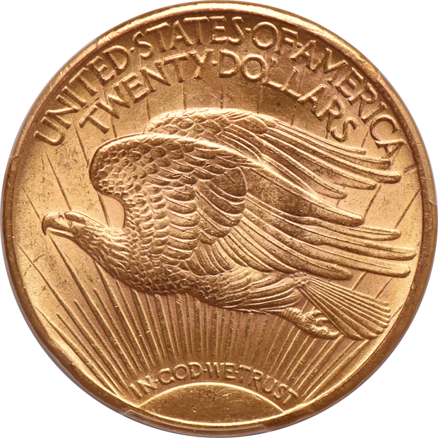 1924 Gold $20 PCGS, MS-63