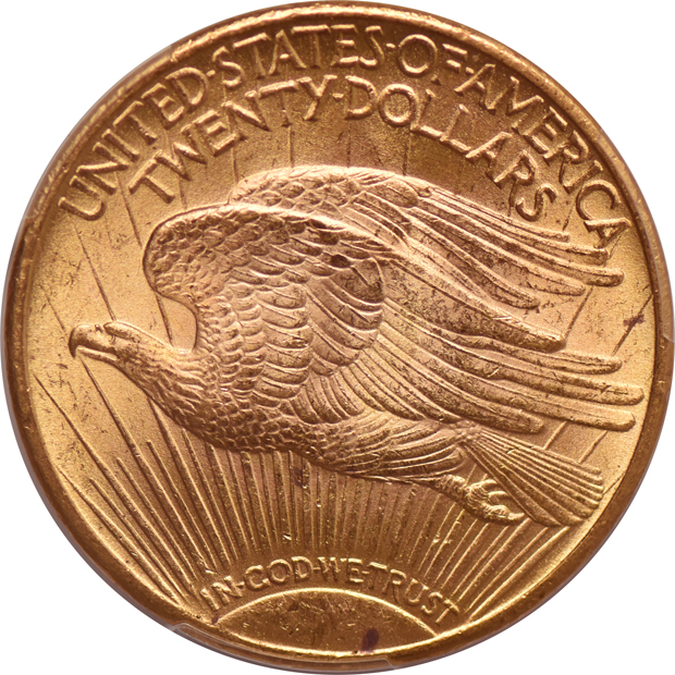 1924 Gold $20 PCGS, MS-64