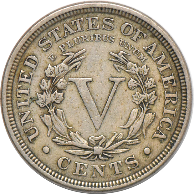 1889 Nickel, XF-45