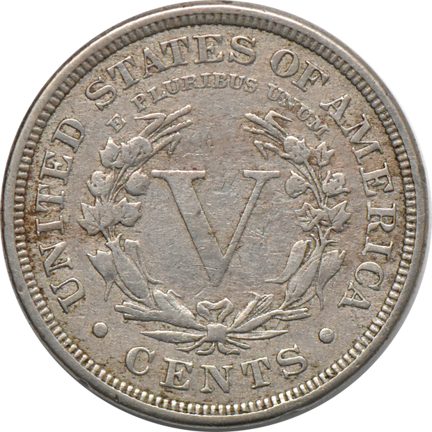 1884 Nickel, XF