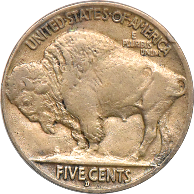 1917-D Nickel, XF-45