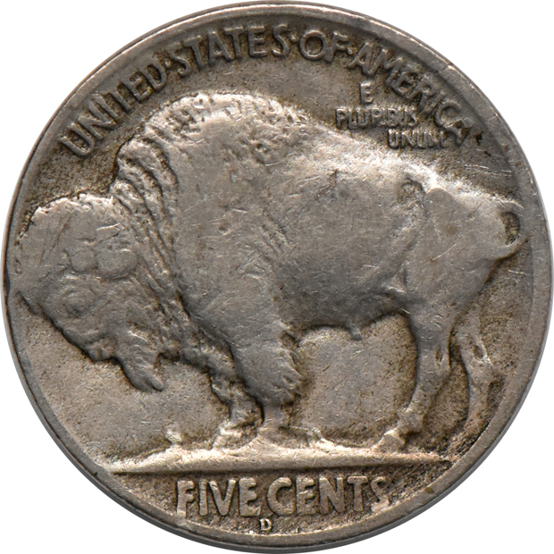 1925-D Nickel, VF-25