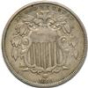 1866 Nickel Rays, XF-40