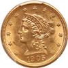 1905 Gold $2.50 PCGS, MS-63