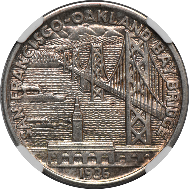 1936-S Baybridge 50C NGC, MS-62