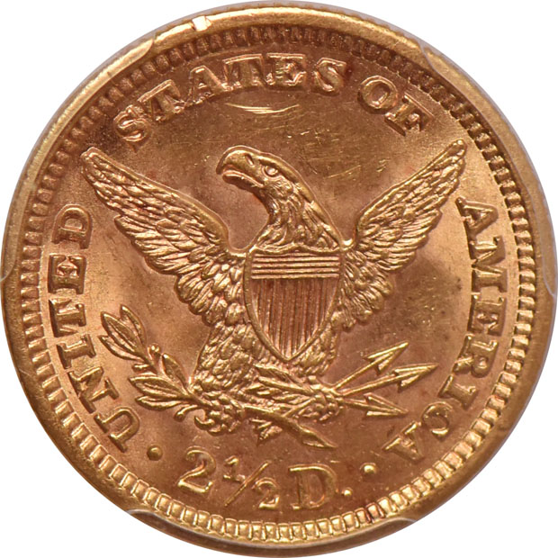 1903 Gold $2.50 PCGS, MS-62