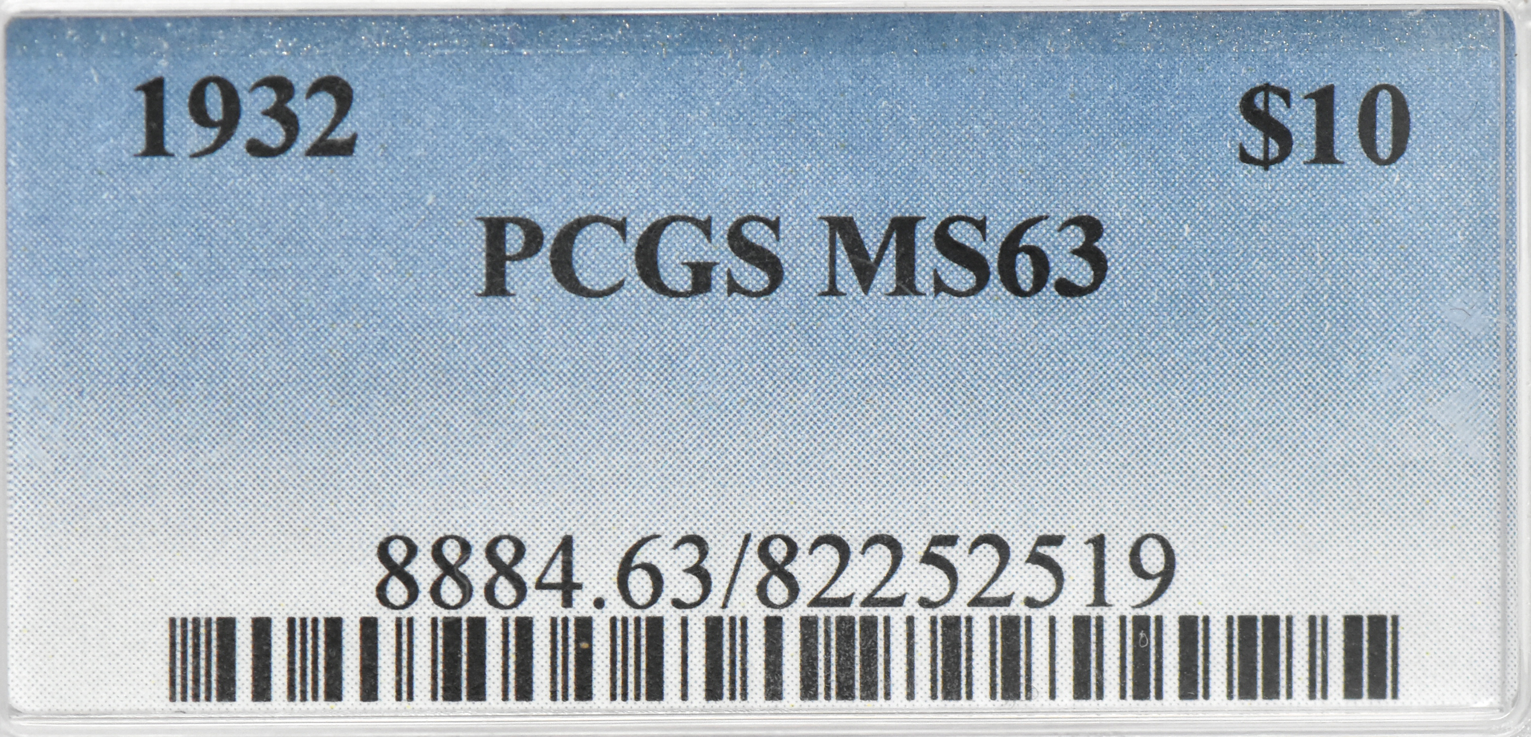 1932 Gold $10 PCGS, MS-63