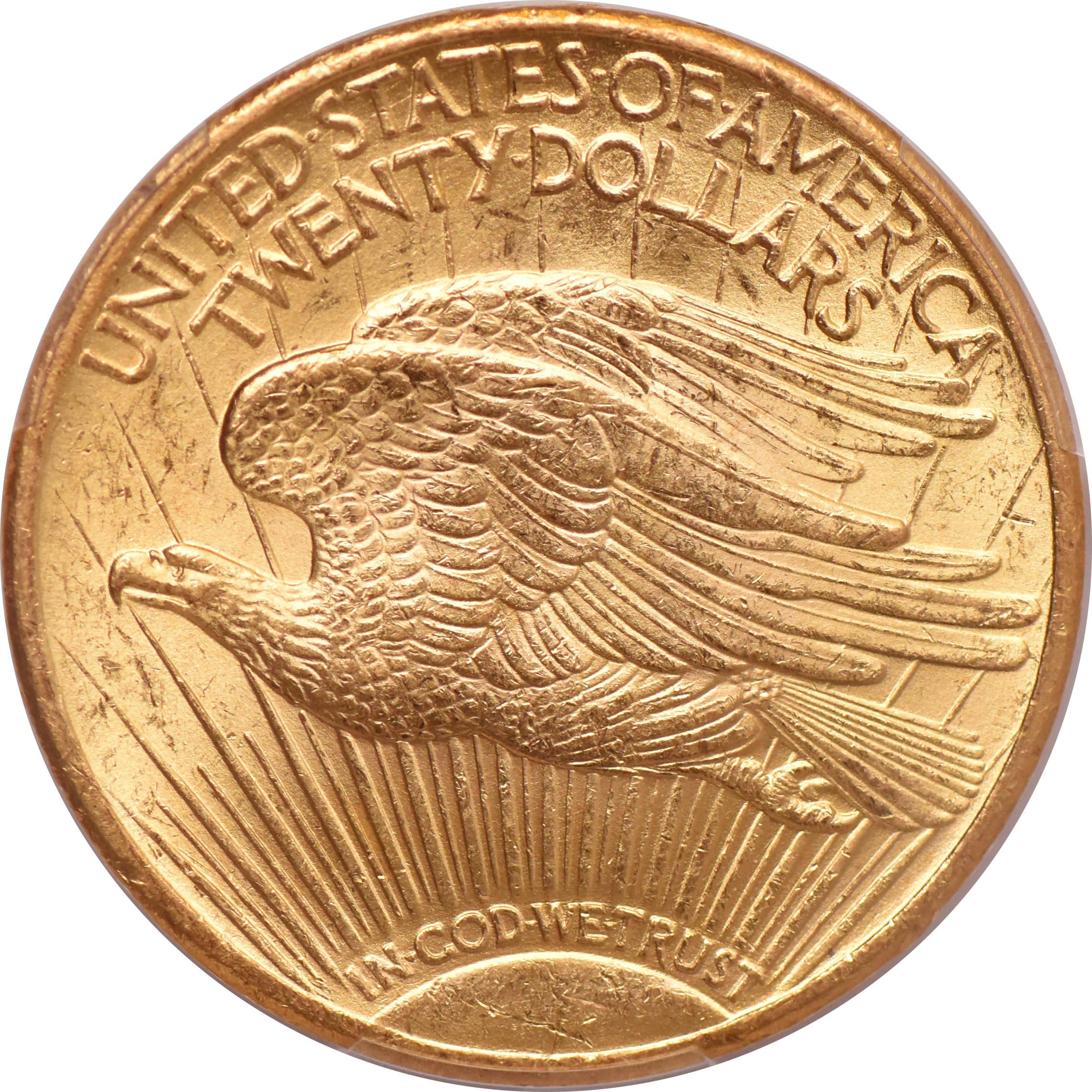 1924 Gold $20 PCGS, MS-62