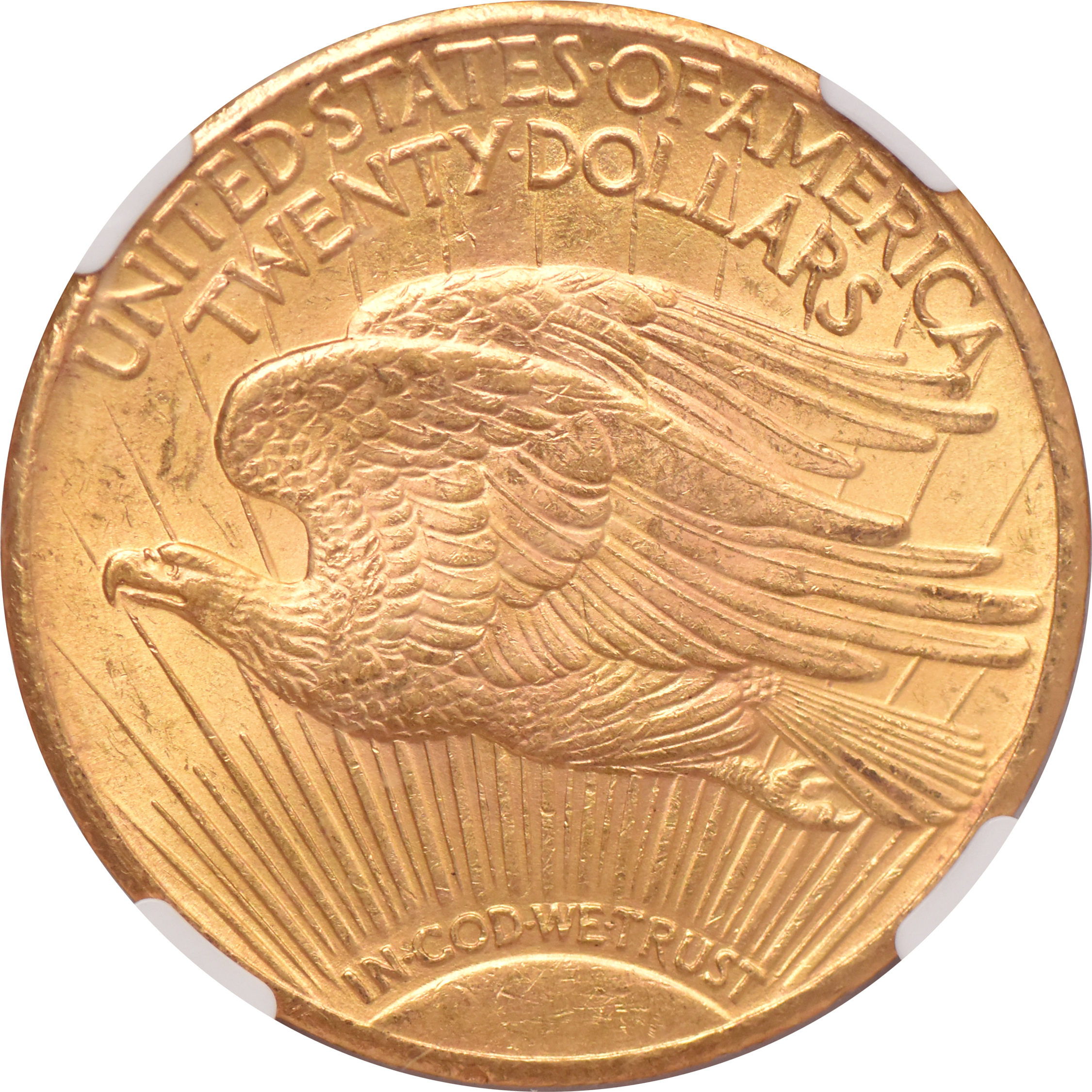 1927 Gold $20 NGC, MS-63