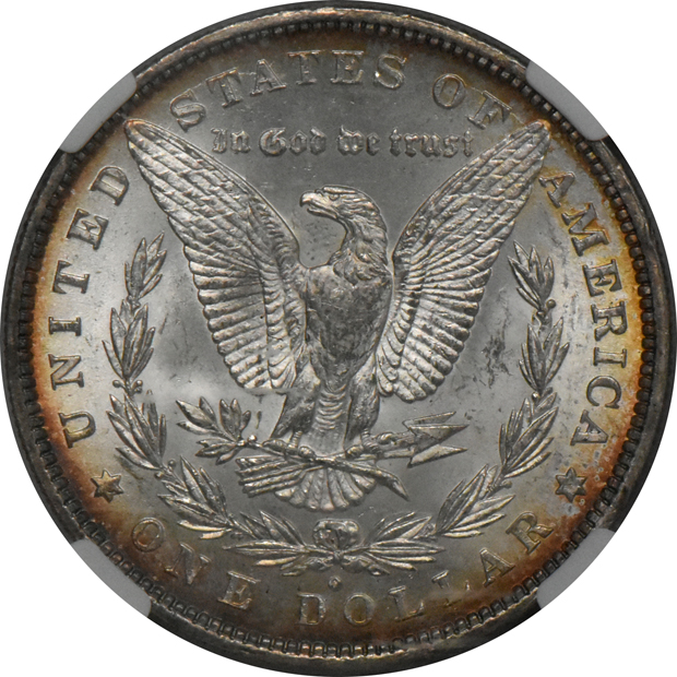 1880-O Silver Dollar NGC, MS-63