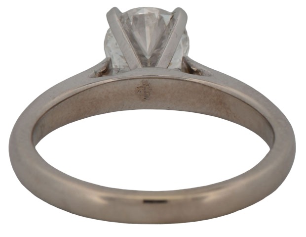 1.03 Carat Round Diamond, GIA Certified # 2141604777, VVS1 Clarity, D Color