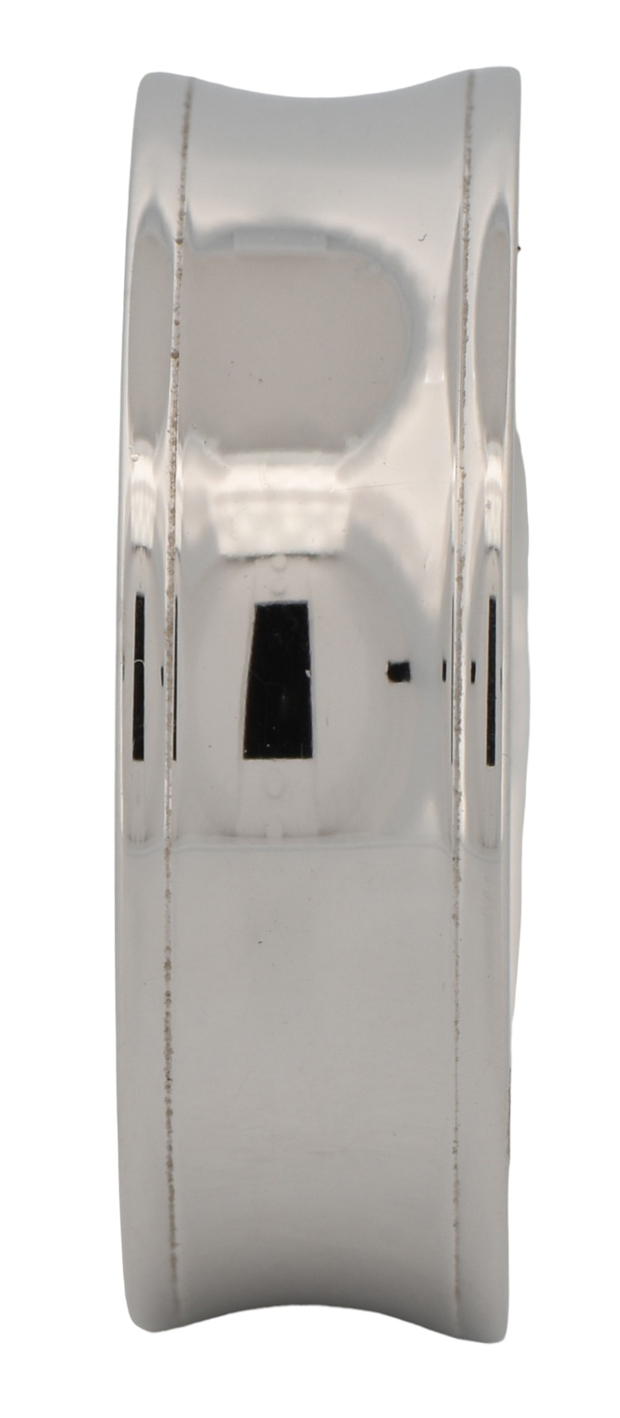 14K White Gold 5mm Comfort Fit Band. Finger Size 9.