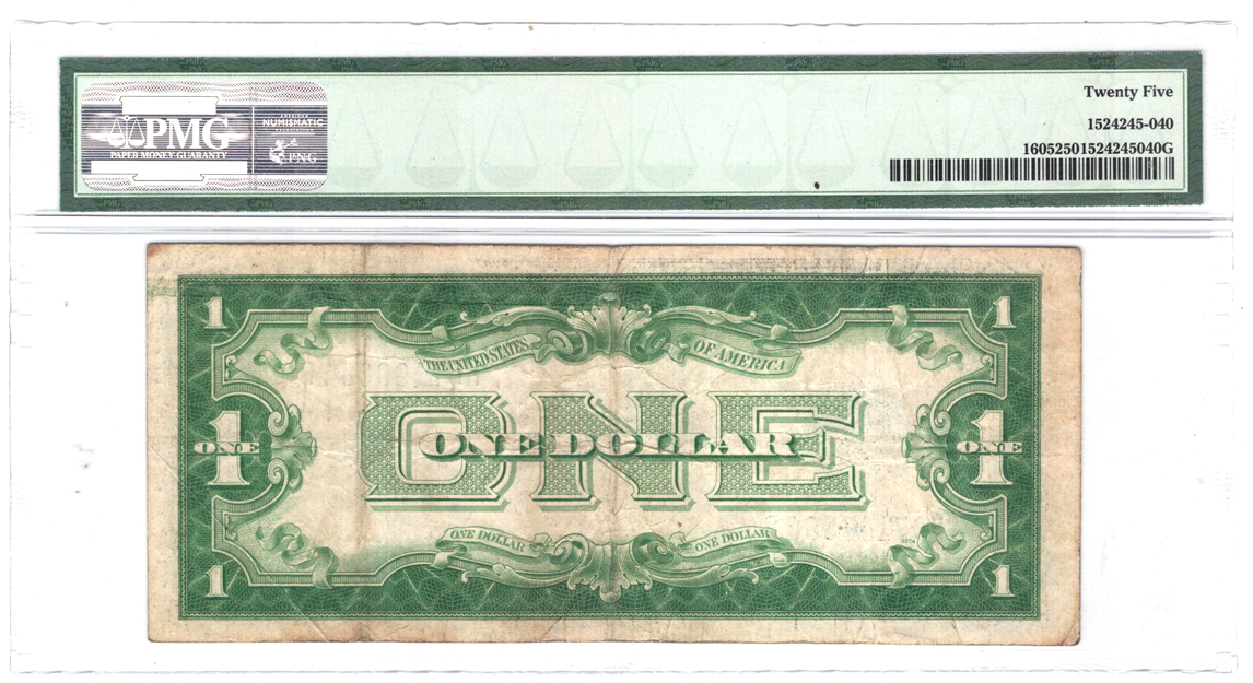 1928-E $1 Fr# 1605 - PMG VF-25
