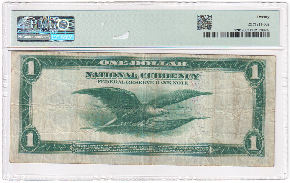 1918 $1 Cleveland Star Fr# 720* - PMG VF-20