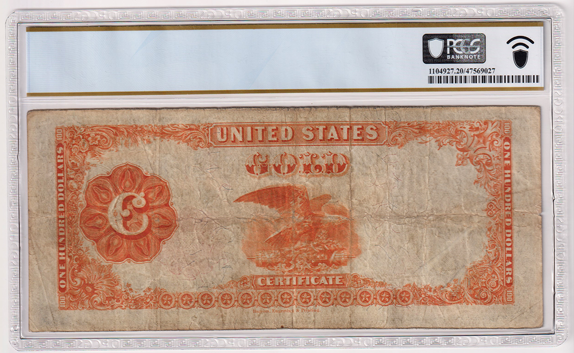 1922 $100 Fr# 1215 - PCGS VF-20