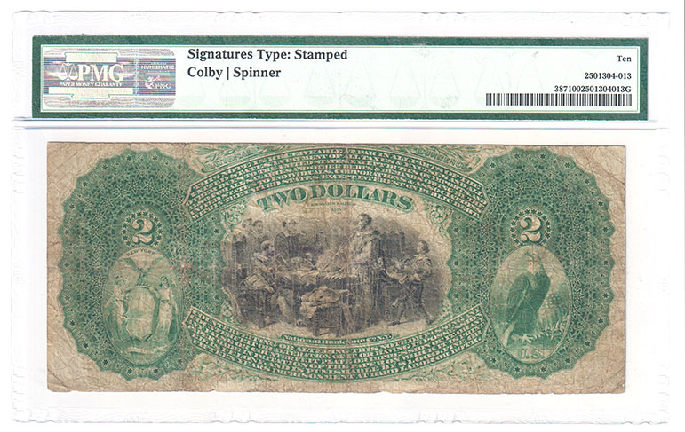 Original Series $2 - New York, NY Charter #917 - PMG VG-10