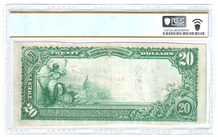 1902 $20 Blue Seal - Friend, NE Charter #2960 - PCGS VF-30