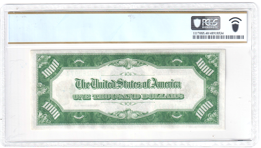 1934 $1,000 Cleveland Fr# 2211-D - PCGS XF-40