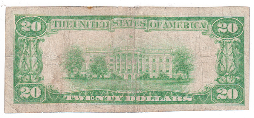 1929 $20 Type 1 - Cuba, IL Charter #11144 - VG