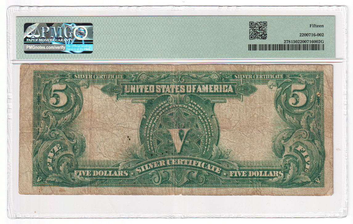 1899 $5 Chief Fr# 278 - PMG F-15