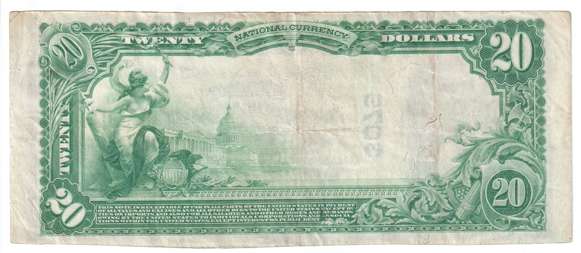 1902 $20 Blue Seal - Tarkio, MO Charter #3079 - VF