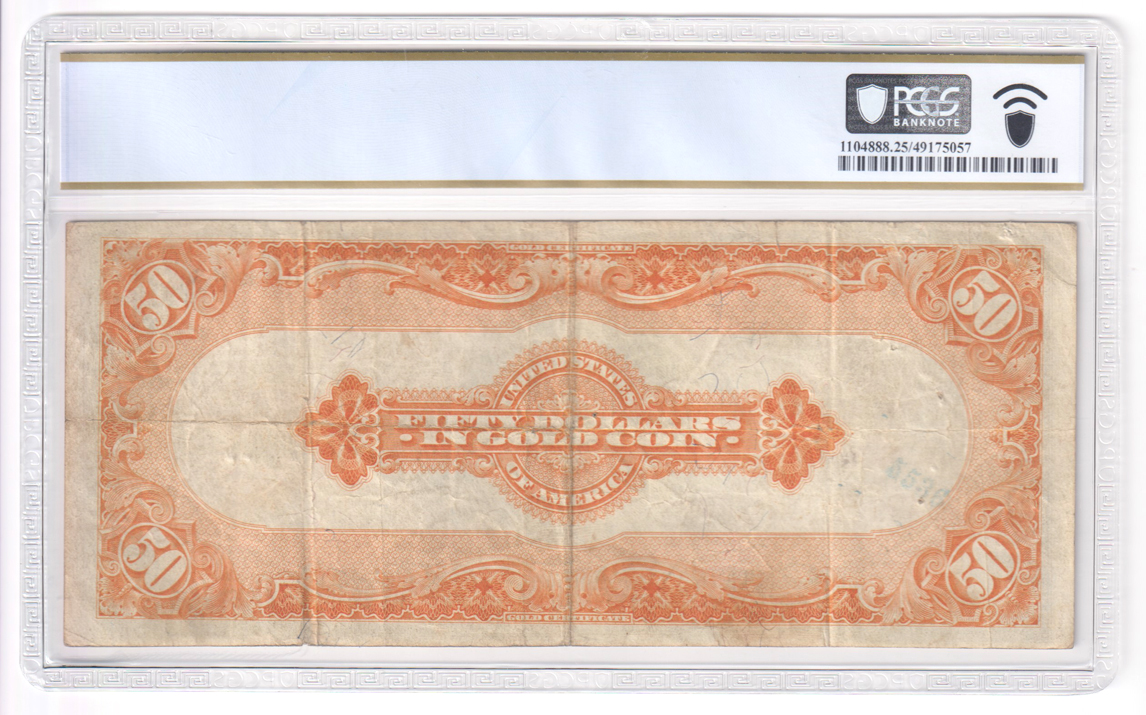 1922 $50 Fr# 1200 - PCGS VF-25