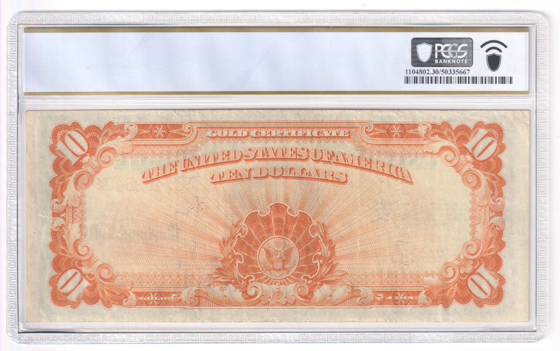 1922 $10 Fr# 1173 - PCGS VF-30 PPQ