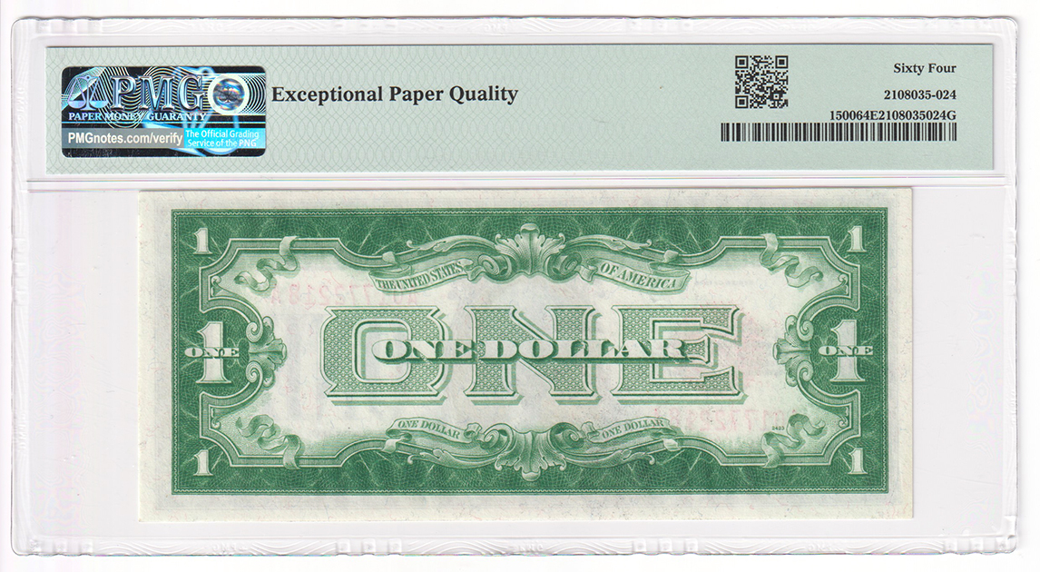 1928 $1 Fr# 1500 - PMG ChCU-64 EPQ