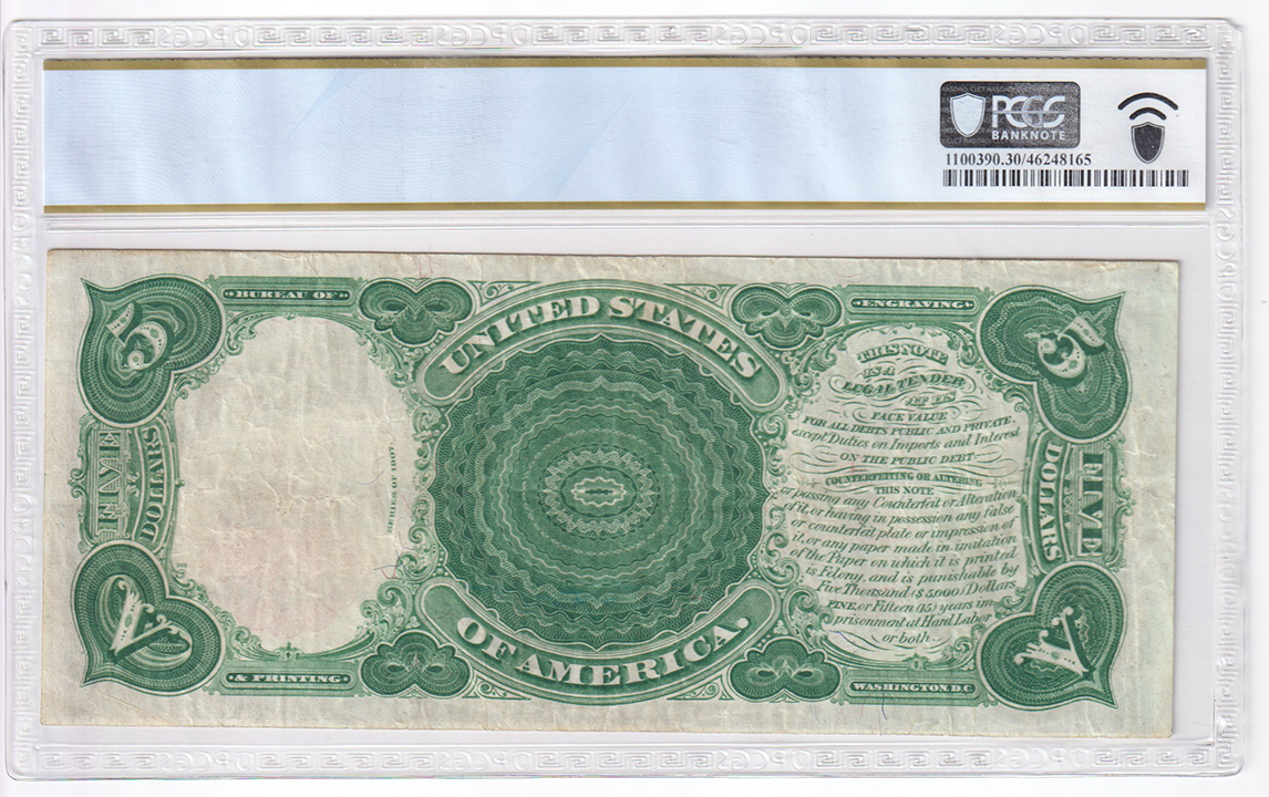 1907 $5 Woodchopper Star Fr# 91* - PCGS VF-30 PPQ