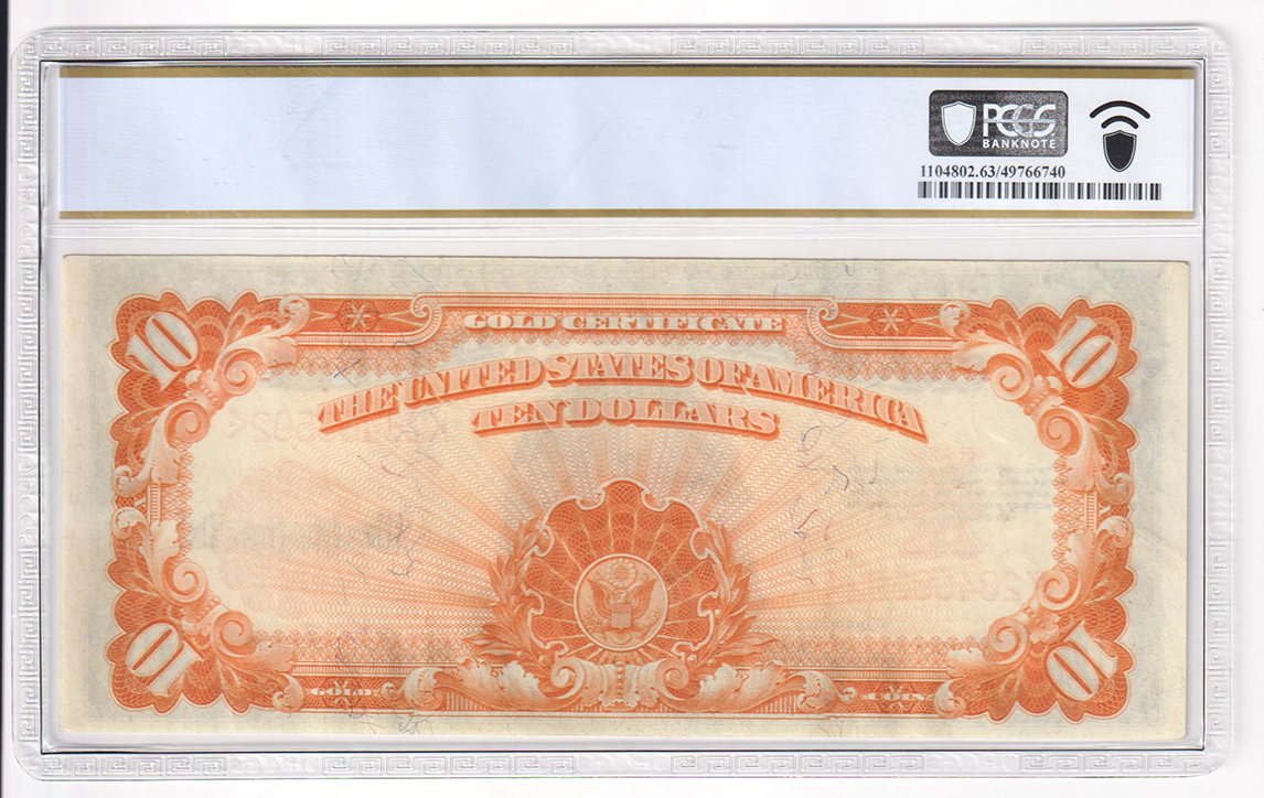 1922 $10 Fr# 1173 - PCGS ChCU-63 PPQ