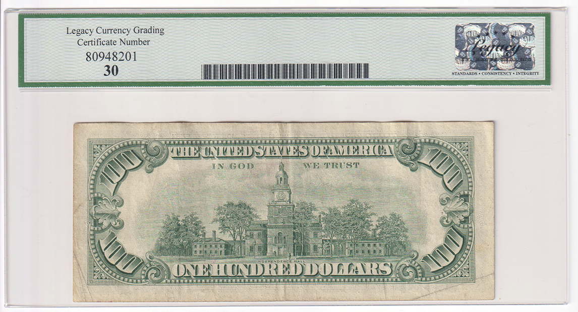 1966 $100 Star Fr# 1550* - Legacy VF-30